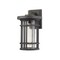 Z-Lite Jordan 1 Light Outdoor Wall Sconce, Oil Rubbed Bronze And Clear Seedy 570XL-ORB - alternate 1